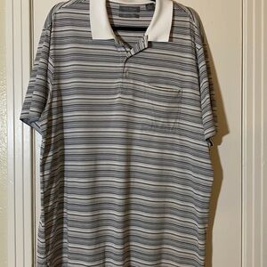Daniel Cremieux Mercerized Cotton Striped Polo Shirt, XL